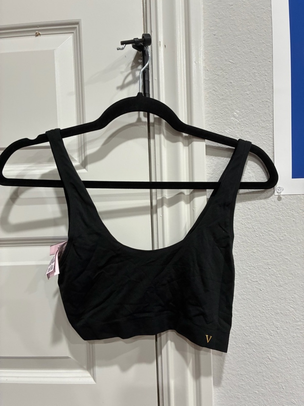 Victoria's Secret Black Seamless Scoop Bralette